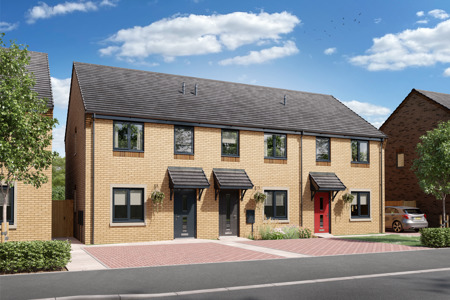 New Build Homes in Corby | Redwing Square| Lovell Homes