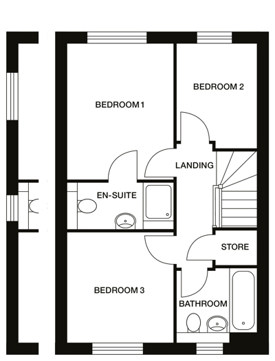 Lambourne three bedroom house | Royal Victoria Court