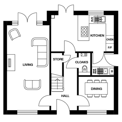 New Build Homes in Oldbury | The Junction, Witley | Lovell Homes